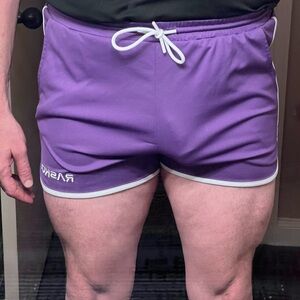 Raskol Men's Athletic Shorts - Purple